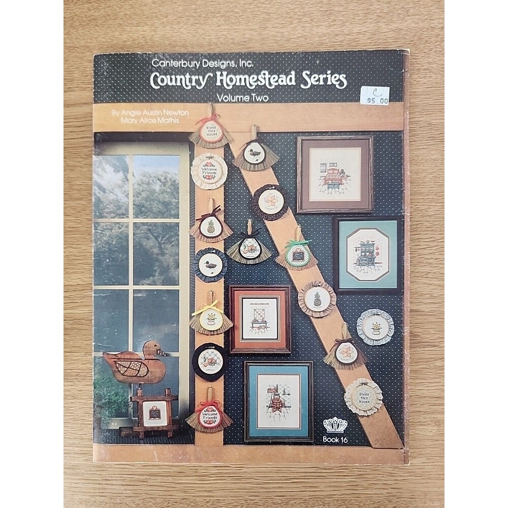 Cross stitch How To Booklet  Country Homestead Series By Canterbury Design
